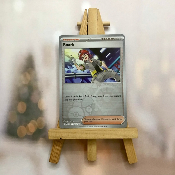 Thẻ hình Pokemon Roark 173/182 - Lá bài lẻ Paradox Rift Common Reverse Holo tiếng Anh chính hãng ảnh 3