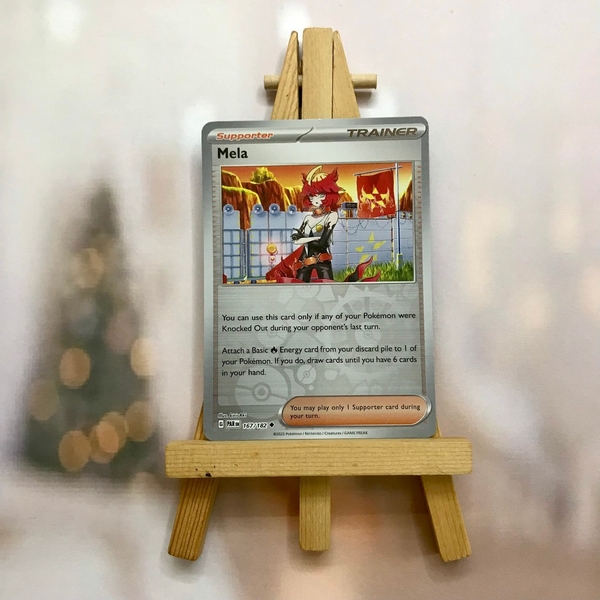 Thẻ hình Pokemon Mela 167/182 - Lá bài lẻ Paradox Rift Common Reverse Holo tiếng Anh chính hãng ảnh 3
