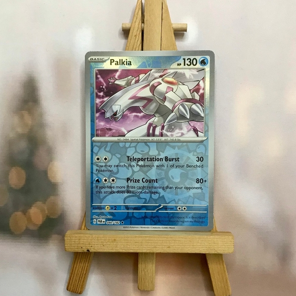 Thẻ hình Pokemon Palkia 040/182 - Lá bài lẻ Paradox Rift Holo Rare Reverse Holo tiếng Anh chính hãng ảnh 4