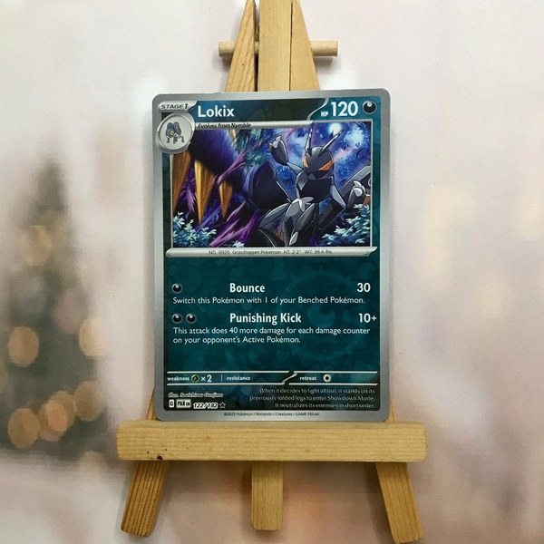 Thẻ hình Pokemon Lokix 122/182 - Lá bài Scarlet & Violet: Paradox Rift Holo Rare Reverse Holo tiếng Anh ảnh 5