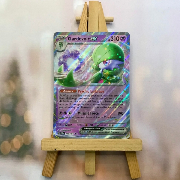 Thẻ hình Pokemon Gardevoir ex 086/198 - Lá bài Scarlet & Violet Base Set Ultra Rare tiếng Anh chính hãng ảnh 4
