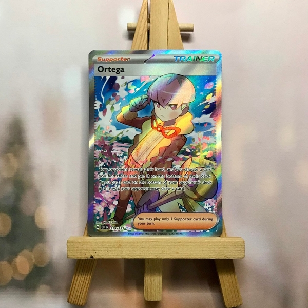Thẻ hình Pokemon Ortega 219/197 - Lá bài lẻ Obsidian Flames Full Art Secret Rare tiếng Anh chính hãng ảnh 2