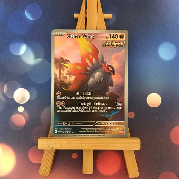 Thẻ hình Pokemon Slither Wing 203/182 - Lá bài lẻ Paradox Rift Illustration Rare tiếng Anh chính hãng ảnh 3