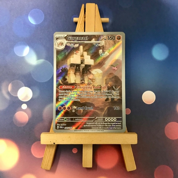 Thẻ hình Pokemon Garganacl 202/182 - Lá bài lẻ Paradox Rift Illustration Rare tiếng Anh chính hãng ảnh 2