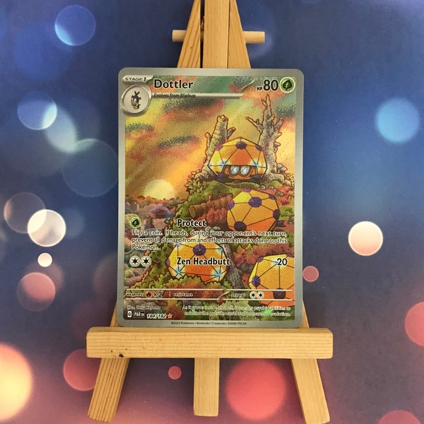Thẻ hình Pokemon Dottler 184/182 - Lá bài lẻ Paradox Rift Illustration Rare tiếng Anh chính hãng ảnh 3