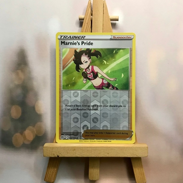 Thẻ hình Pokemon Marnie's Pride 145/172 - Lá bài lẻ Brilliant Stars Uncommon Reverse Holo tiếng Anh chính hãng