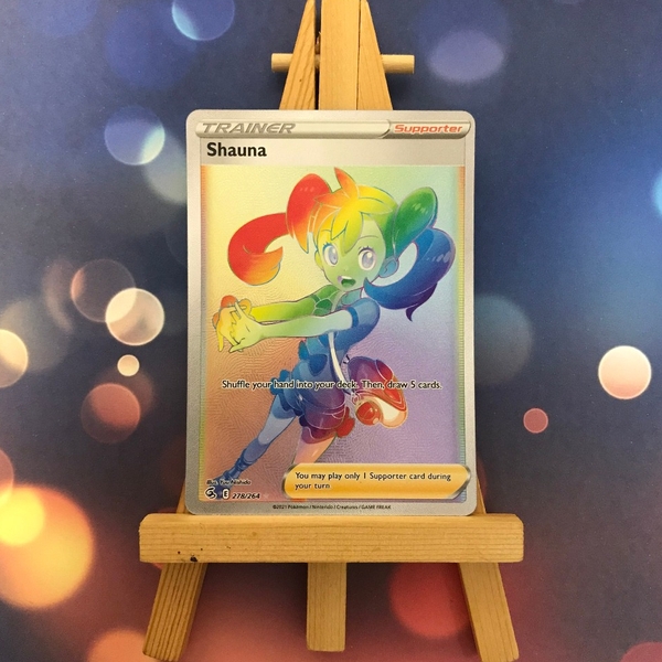 Thẻ hình Pokemon Shauna 278/264 - Lá bài lẻ Hyper Rare tiếng Anh chính hãng ảnh 2