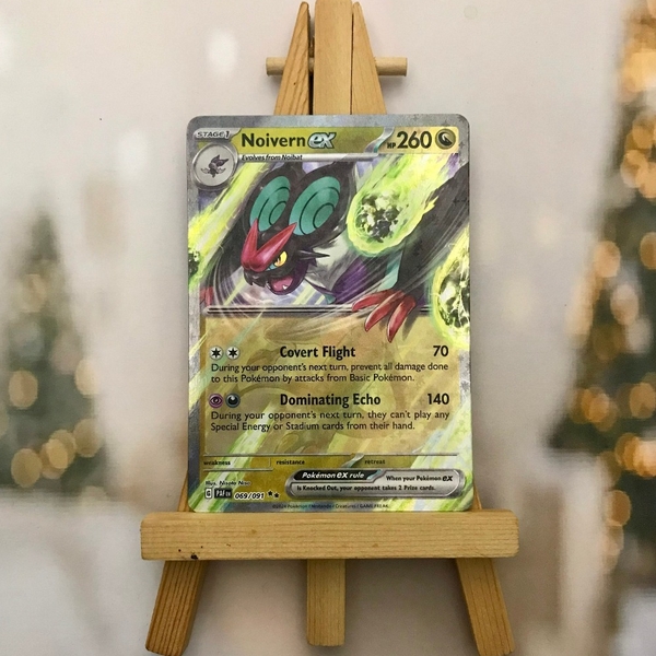Thẻ hình Pokemon Noivern ex 069/091 - Lá bài Paldean Fates Ultra Rare tiếng Anh chính hãng ảnh 2