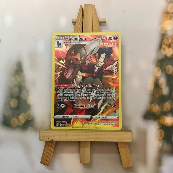 Thẻ hình Pokemon Houndoom TG10/TG30 - Lá bài lẻ Holo Rare tiếng Anh chính hãng ảnh 2