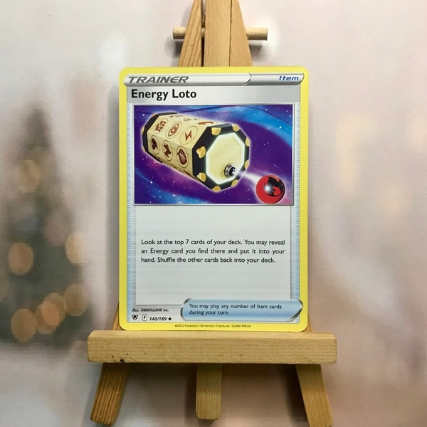 Thẻ hình Pokemon Energy Loto 140/189 - Lá bài lẻ Astral Radiance Uncommon Reverse Holo tiếng Anh chính hãng ảnh 2