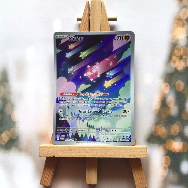 Thẻ hình Pokemon Minior 201/182 - Lá bài lẻ Paradox Rift Illustration Rare tiếng Anh chính hãng