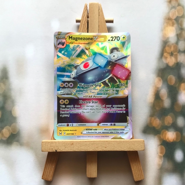 Thẻ hình Pokemon Magnezone VSTAR 057/196 - Lá bài lẻ Lost Origin Ultra Rare tiếng Anh chính hãng ảnh 2