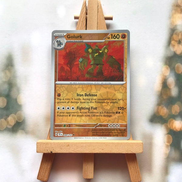 Thẻ hình Pokemon Golurk 088/162 - Lá bài lẻ Temporal Forces Uncommon Reverse Holo tiếng Anh chính hãng