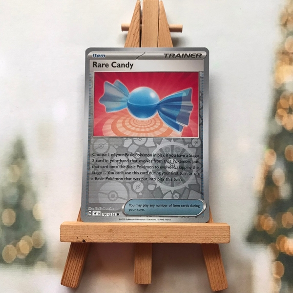 Thẻ hình Pokemon Rare Candy 191/198 - Lá bài lẻ Scarlet & Violet Base Set Reverse Holo tiếng Anh chính hãng ảnh 2