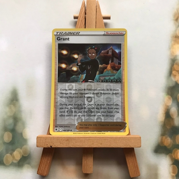 Thẻ hình Pokemon Grant 144/189 - Lá bài lẻ Astral Radiance Uncommon Reverse Holo tiếng Anh chính hãng ảnh 2