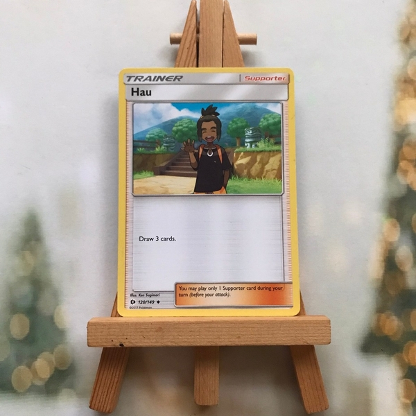 Thẻ hình Pokemon Hau 120/149 - Lá bài lẻ Sun & Moon Base Set Uncommon tiếng Anh chính hãng
