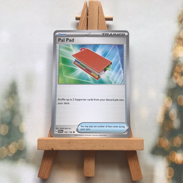 Thẻ hình Pokemon Pal Pad 182/198 - Lá bài lẻ Scarlet & Violet Base Set Reverse Holo tiếng Anh chính hãng ảnh 3
