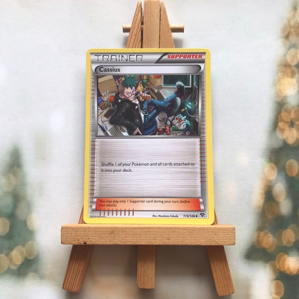 Thẻ hình Pokemon Cassius 115/146 - Lá bài lẻ XY: Uncommon tiếng Anh chính hãng