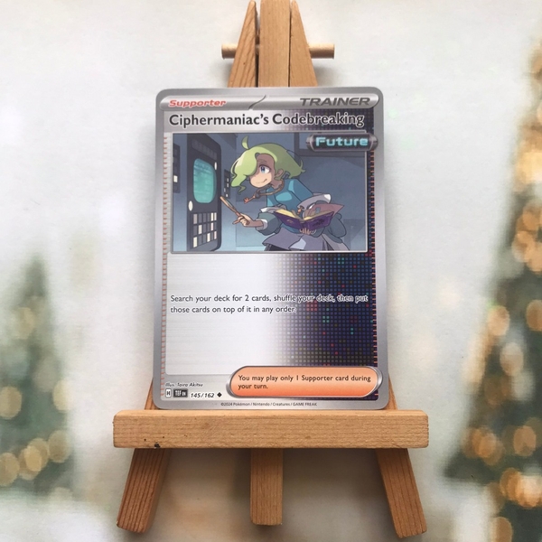 Thẻ Pokemon Ciphermaniac's Codebreaking 145/162 - Lá bài SVE Temporal Forces Uncommon Reverse Holo tiếng Anh chính hãng