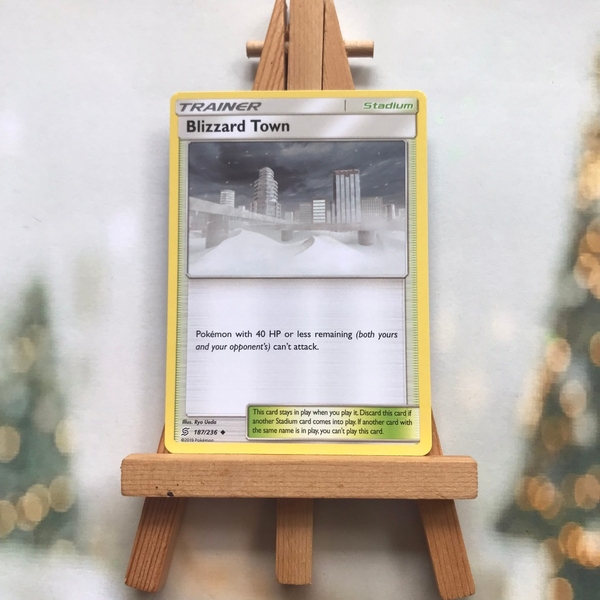 Thẻ hình Pokemon Blizzard Town 187/236 - Lá bài lẻ Sun & Moon: Unified Minds Uncommon tiếng Anh chính hãng
