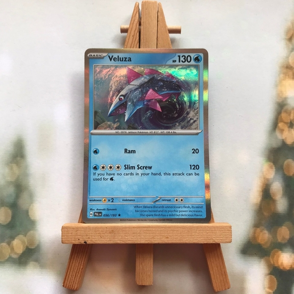Thẻ hình Pokemon Veluza 056/193 - Lá bài lẻ Scarlet & Violet: Paldea Evolved Holo Rare tiếng Anh chính hãng ảnh 2