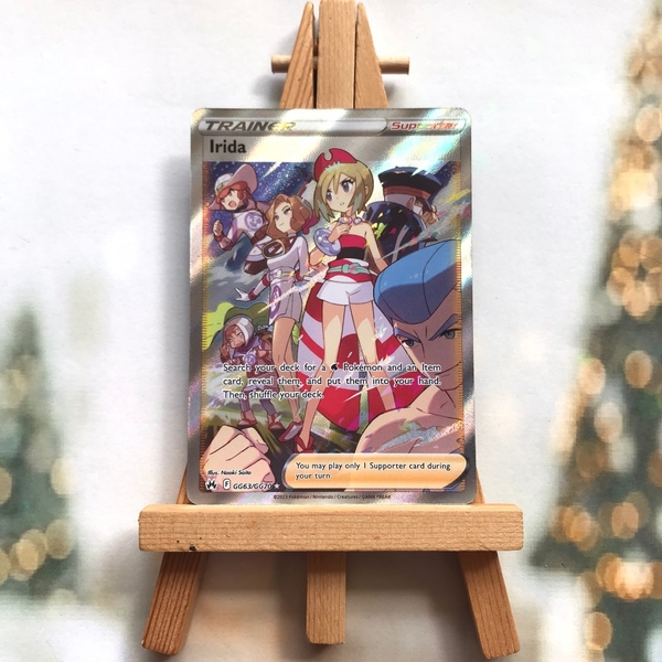 Thẻ hình Pokemon Irida GG63/GG70 - Lá bài lẻ Crown Zenith Full Art Ultra Rare tiếng Anh chính hãng