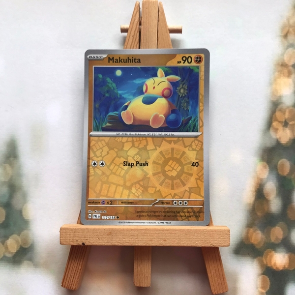 Thẻ hình Pokemon Makuhita 112/193 - Lá bài lẻ Scarlet & Violet: Paldea Evolved Common Reverse Holo tiếng Anh chính hãng