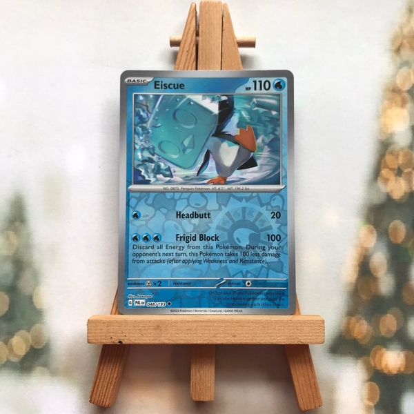 Thẻ hình Pokemon Eiscue 048/193 - Lá bài lẻ Scarlet & Violet: Paldea Evolved Uncommon Reverse Holo tiếng Anh chính hãng