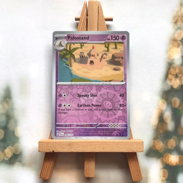 Thẻ hình Pokemon Palossand 096/193 - Lá bài lẻ Scarlet & Violet: Paldea Evolved Reverse Holo tiếng Anh chính hãng
