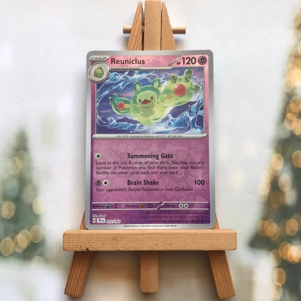 Thẻ hình Pokemon Reuniclus 072/162 - Lá bài Scarlet & Violet: Temporal Forces Uncommon Reverse Holo tiếng Anh chính hãng