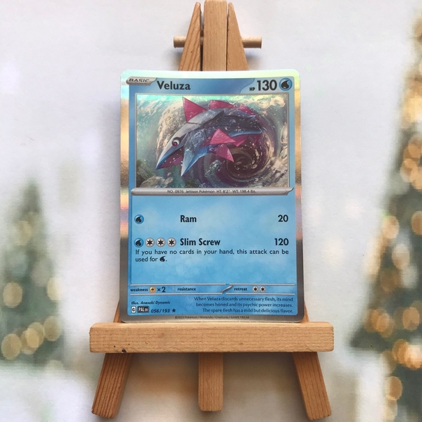 Thẻ hình Pokemon Veluza 056/193 - Lá bài lẻ Scarlet & Violet: Paldea Evolved Holo Rare tiếng Anh chính hãng ảnh 3