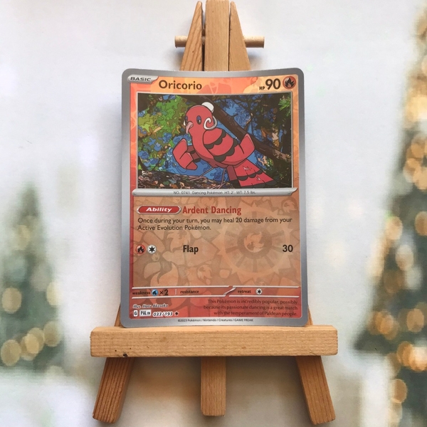Thẻ hình Pokemon Oricorio 033/193 - Lá bài Scarlet & Violet Paldea Evolved Holo Rare Reverse Holo tiếng Anh chính hãng
