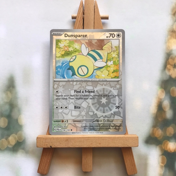 Thẻ hình Pokemon Dunsparce 156/193 - Lá bài lẻ Scarlet & Violet: Paldea Evolved Common Reverse Holo tiếng Anh chính hãng