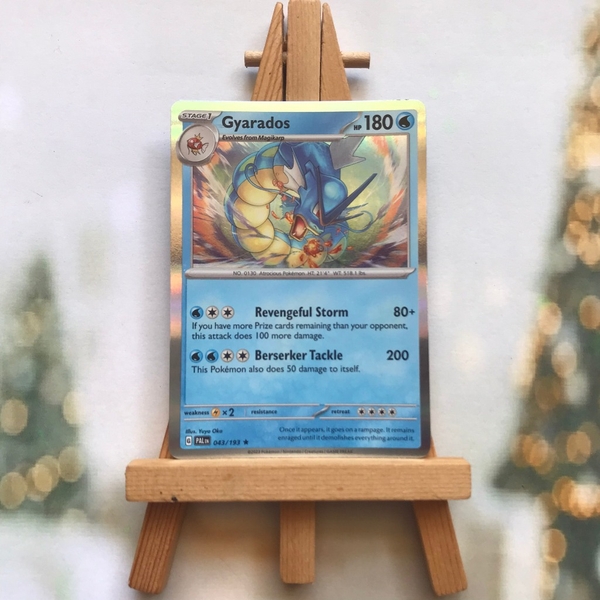 Thẻ hình Pokemon Gyarados 043/193 - Lá bài lẻ Scarlet & Violet: Paldea Evolved Holo Rare tiếng Anh chính hãng