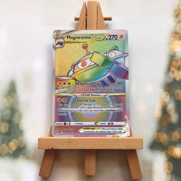Thẻ hình Pokemon Magnezone VSTAR 198/196 - Lá bài lẻ Sword & Shield: Lost Origin Hyper Rare tiếng Anh chính hãng