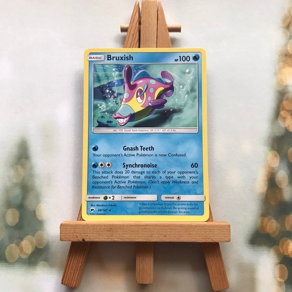 Thẻ hình Pokemon Bruxish 38/147 - Lá bài Sun & Moon: Burning Shadows Rare tiếng Anh chính hãng