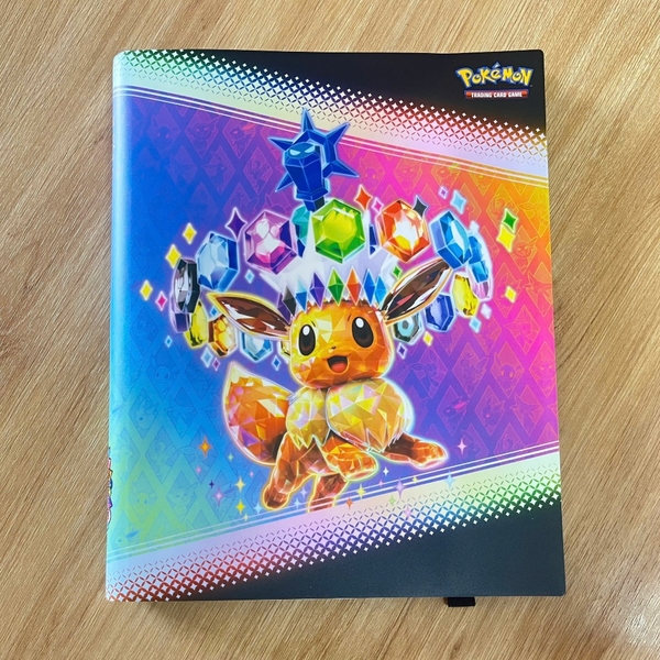 Album sưu tầm thẻ bài Pokemon Prismatic Evolutions - Binder đựng TCG card tiếng Anh chính hãng