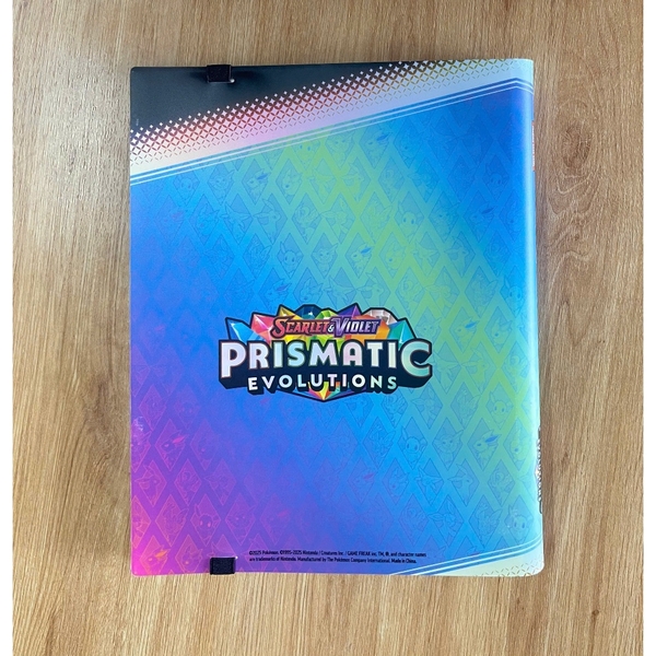 Album sưu tầm thẻ bài Pokemon Prismatic Evolutions - Binder đựng TCG card tiếng Anh chính hãng ảnh 2