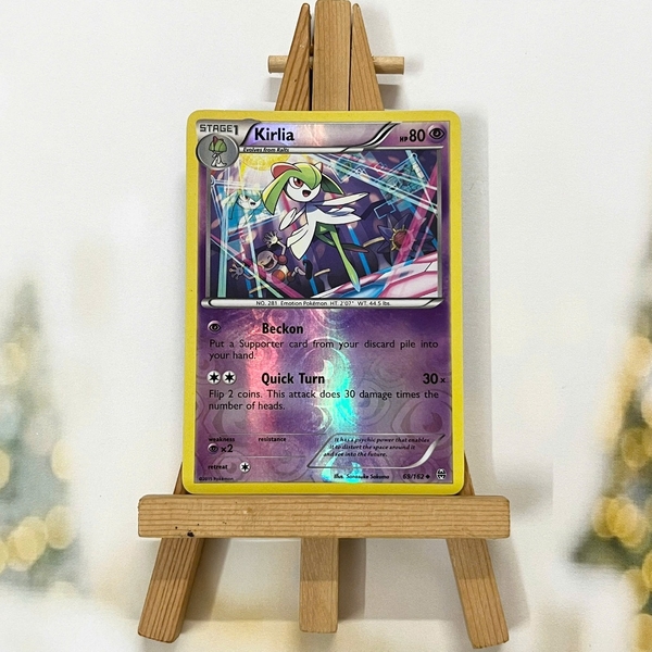 Thẻ hình Pokemon Kirlia 69/162 - Lá bài XY: Breakthrough Uncommon Reverse Holo tiếng Anh chính hãng