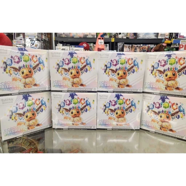 Hộp thẻ bài Prismatic Evolutions Elite Trainer - Pokemon TCG Scarlet & Violet ETB Box chính hãng ảnh 5