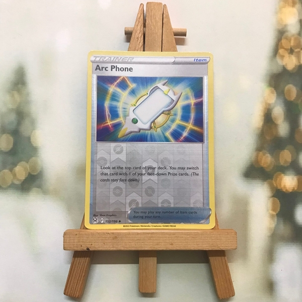 Thẻ hình Pokemon Arc Phone 152/196 - Lá bài Sword & Shield: Lost Origin Uncommon Reverse Holo tiếng Anh chính hãng ảnh 2
