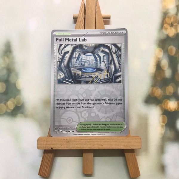 Thẻ hình Pokemon Full Metal Lab 148/162 - Lá bài SVE Temporal Forces Uncommon Reverse Holo tiếng Anh chính hãng ảnh 3
