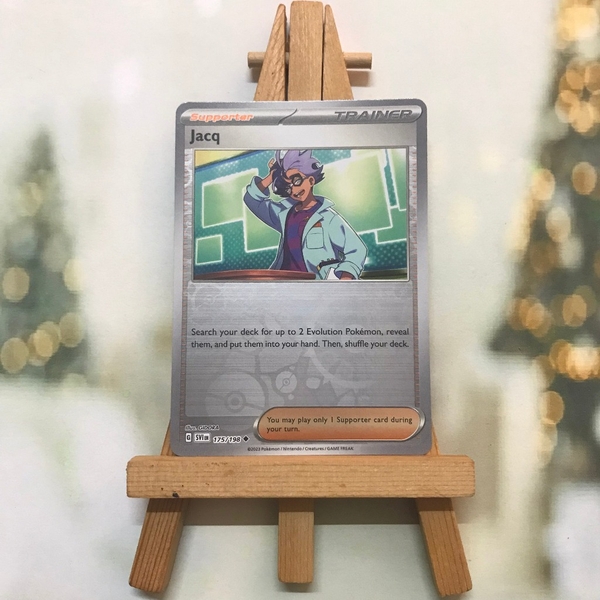 Thẻ hình Pokemon Jacq 175/198 - Lá bài Scarlet & Violet Base Set Uncommon Reverse Holo tiếng Anh chính hãng