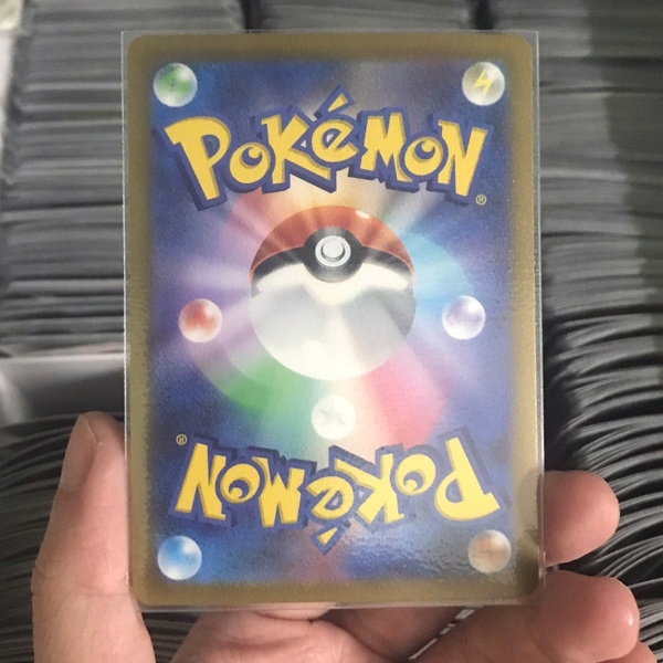 Bọc bảo vệ đựng thẻ bài Pokemon, Yugioh - Sleeve nhám mờ, 65x90mm fit, 67x94mm double, clear, premium matte ảnh 5