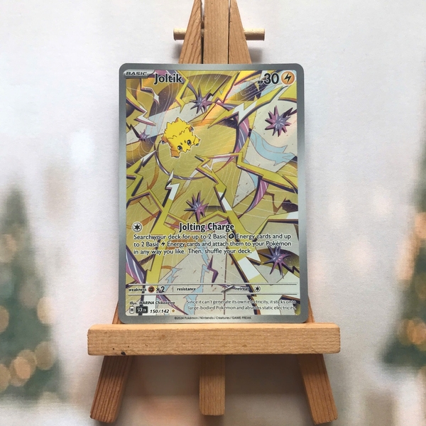 Thẻ hình Pokemon Joltik 150/142 - Lá bài lẻ Stellar Crown Illustration Rare tiếng Anh chính hãng