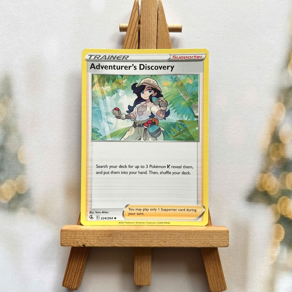 Thẻ hình Pokemon Adventurer's Discovery 224/264 - Lá bài Fusion Strike Uncommon tiếng Anh chính hãng