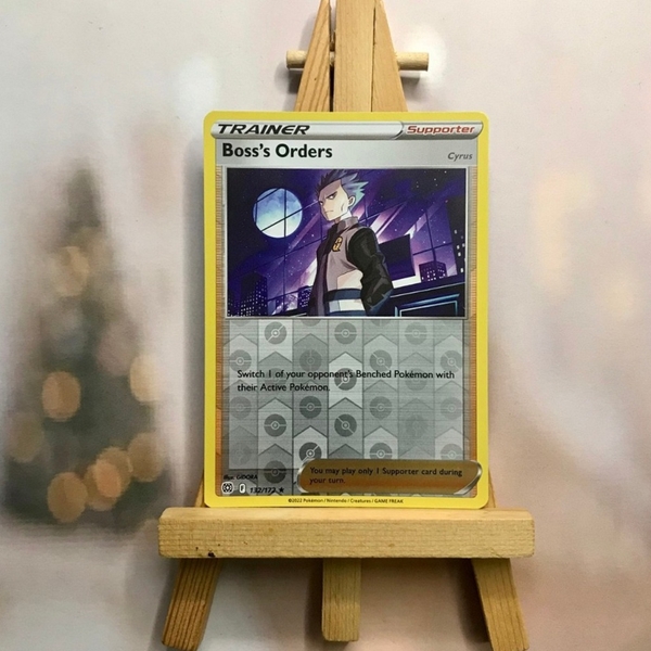 Thẻ Pokemon Boss's Orders 132/172 - Lá bài SWSH Brilliant Stars Reverse Alternate Promo Holo Rare tiếng Anh chính hãng