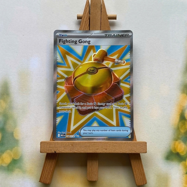 Thẻ hình Pokemon Fighting Gong 168/132 - Lá bài lẻ Mega Evolution Full Art Ultra Rare tiếng Anh chính hãng