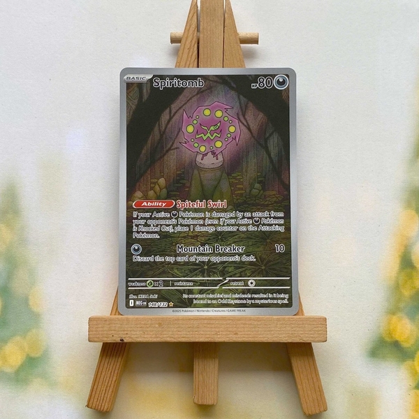 Thẻ hình Pokemon Spiritomb 148/132 - Lá bài lẻ Mega Evolution Illustration Rare tiếng Anh chính hãng