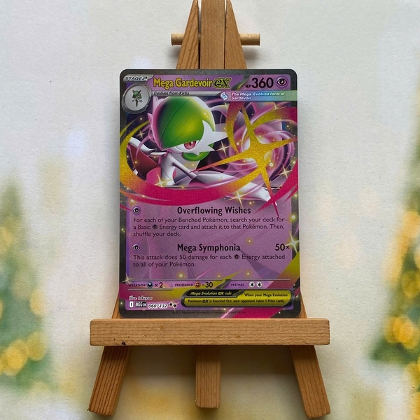 Thẻ hình Pokemon Mega Gardevoir ex 060/132 - Lá bài lẻ Mega Evolution Ultra Rare tiếng Anh chính hãng